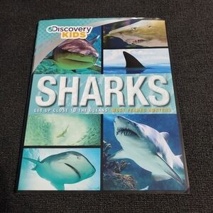discovery kids Sharks hard cover book
